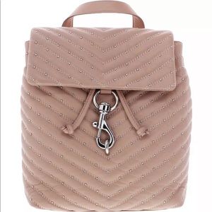 NWD Rebecca Minkoff *Edie* pink blush leather convertible backpack bag purse